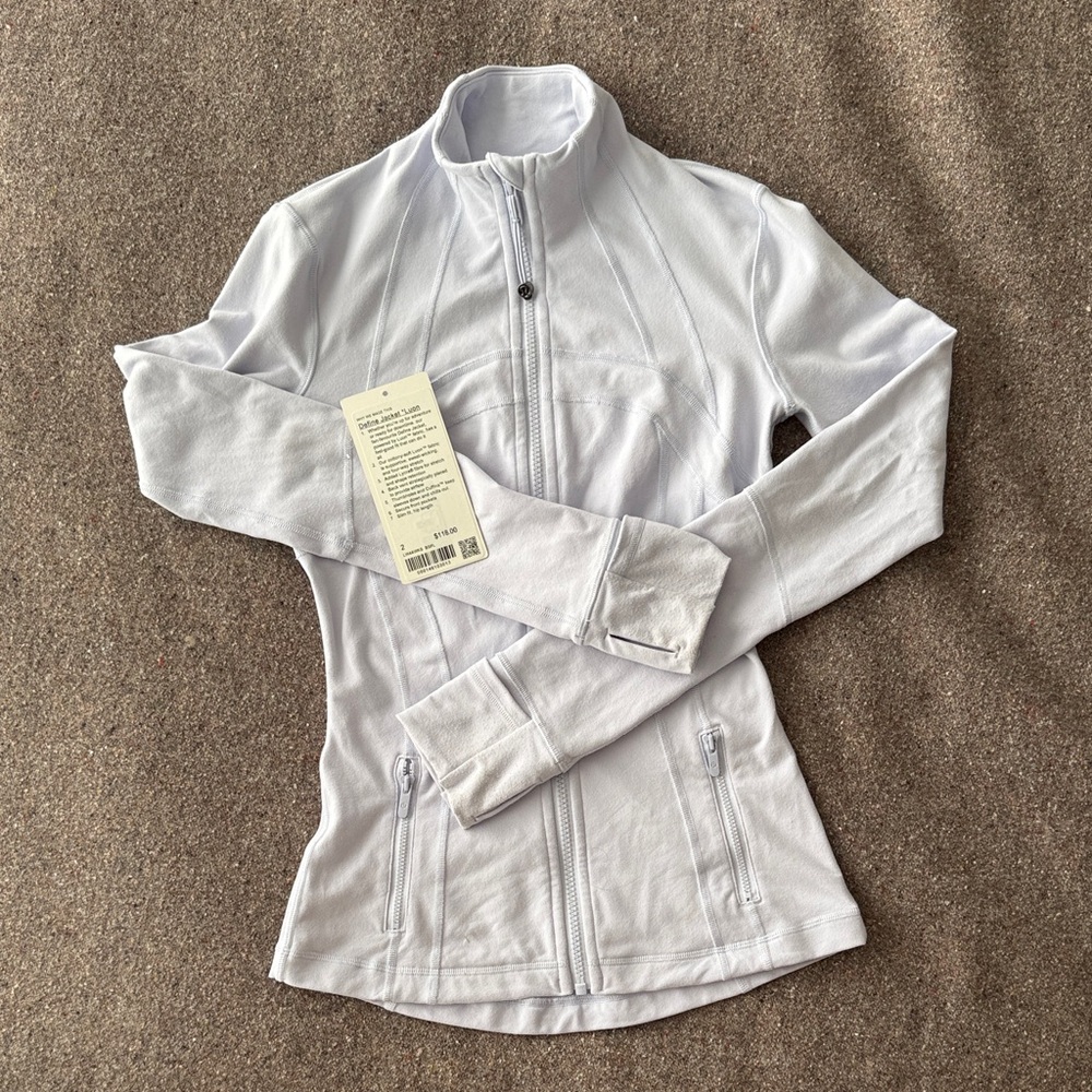 Lululemon Define Zip-Up Jacket in Blissful Blue (Size 2)